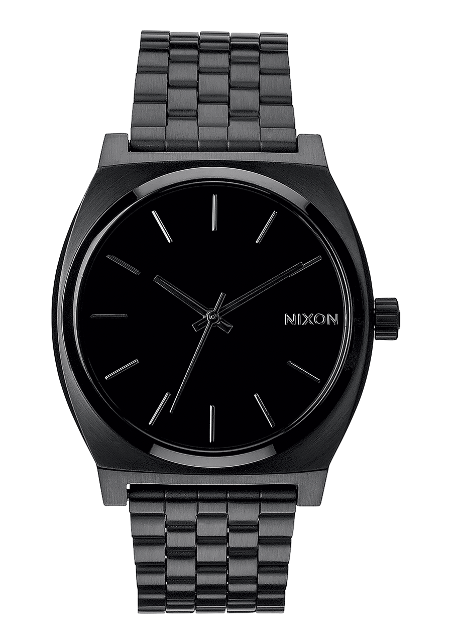 Time Teller Watch All Black Unisex Stainless Steel Analog Nixon AU