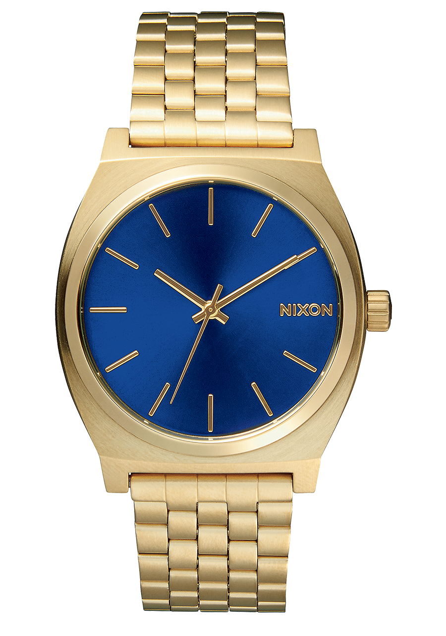 Time Teller - All Light Gold / Cobalt View 1