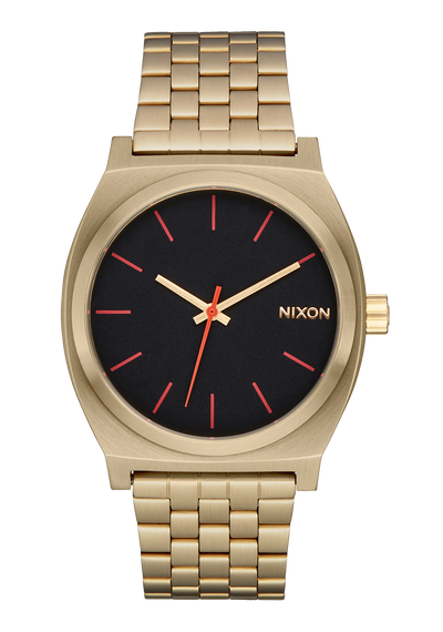 Time Teller - Yellow Gold / Black / Red