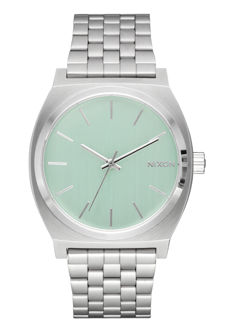 Time Teller Watch | Silver / Pistachio | Unisex – Nixon AU