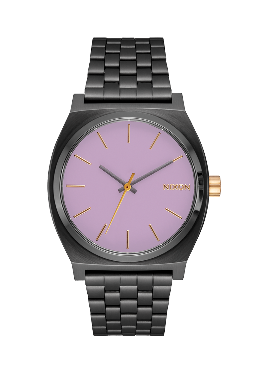 Medium Time Teller - Gunmetal / Lavender / Gold View 1