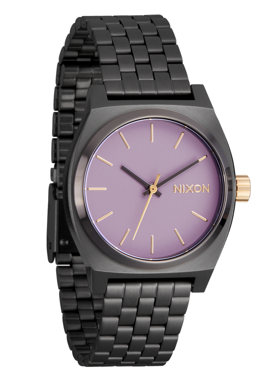Medium Time Teller - Gunmetal / Lavender / Gold View 2
