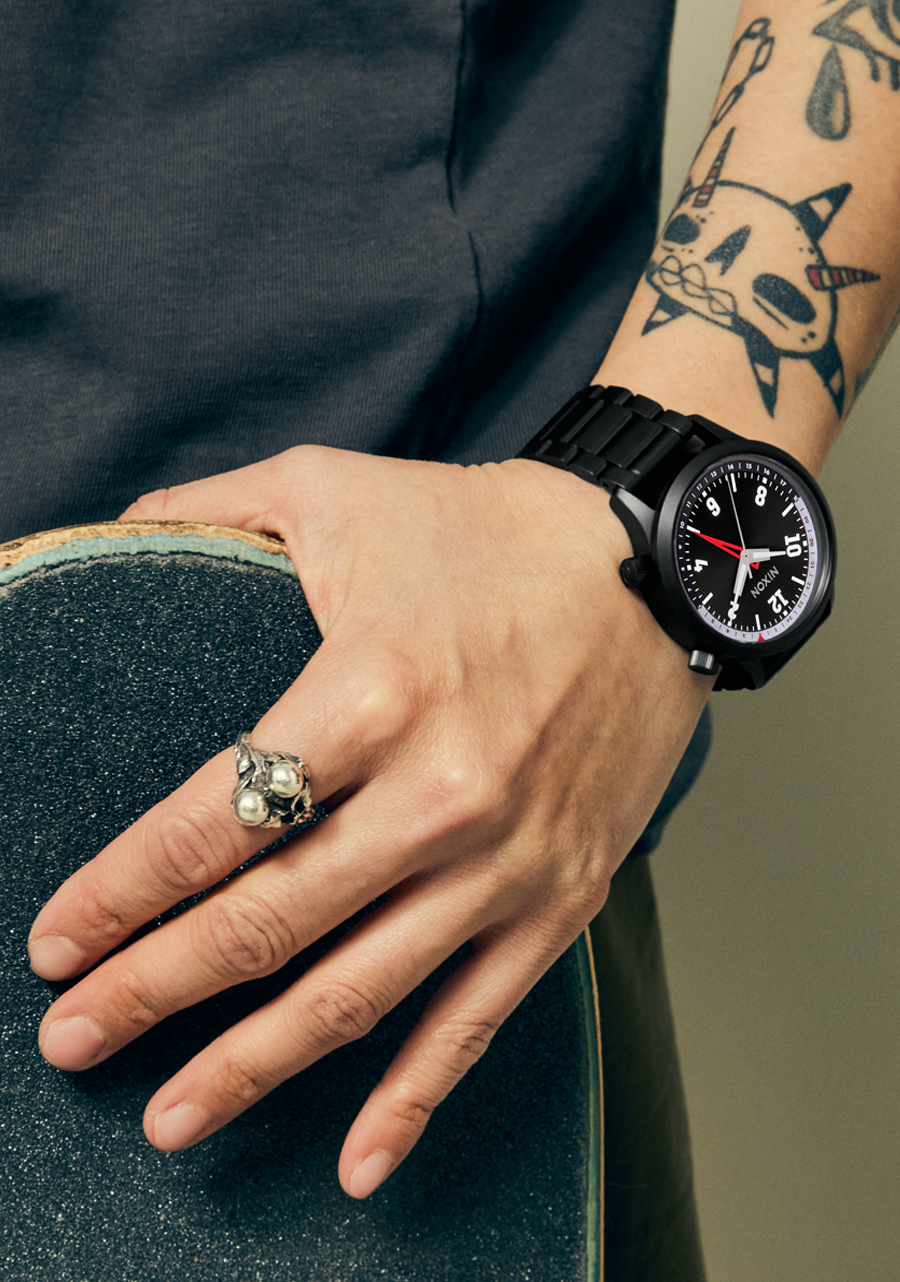 Drifter GMT - Super Black / Black Sunray View 10
