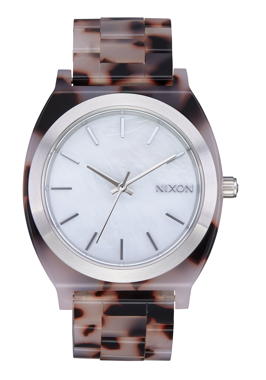 Time Teller Acetate - Pink Tortoise/ Mother of Pearl View 1