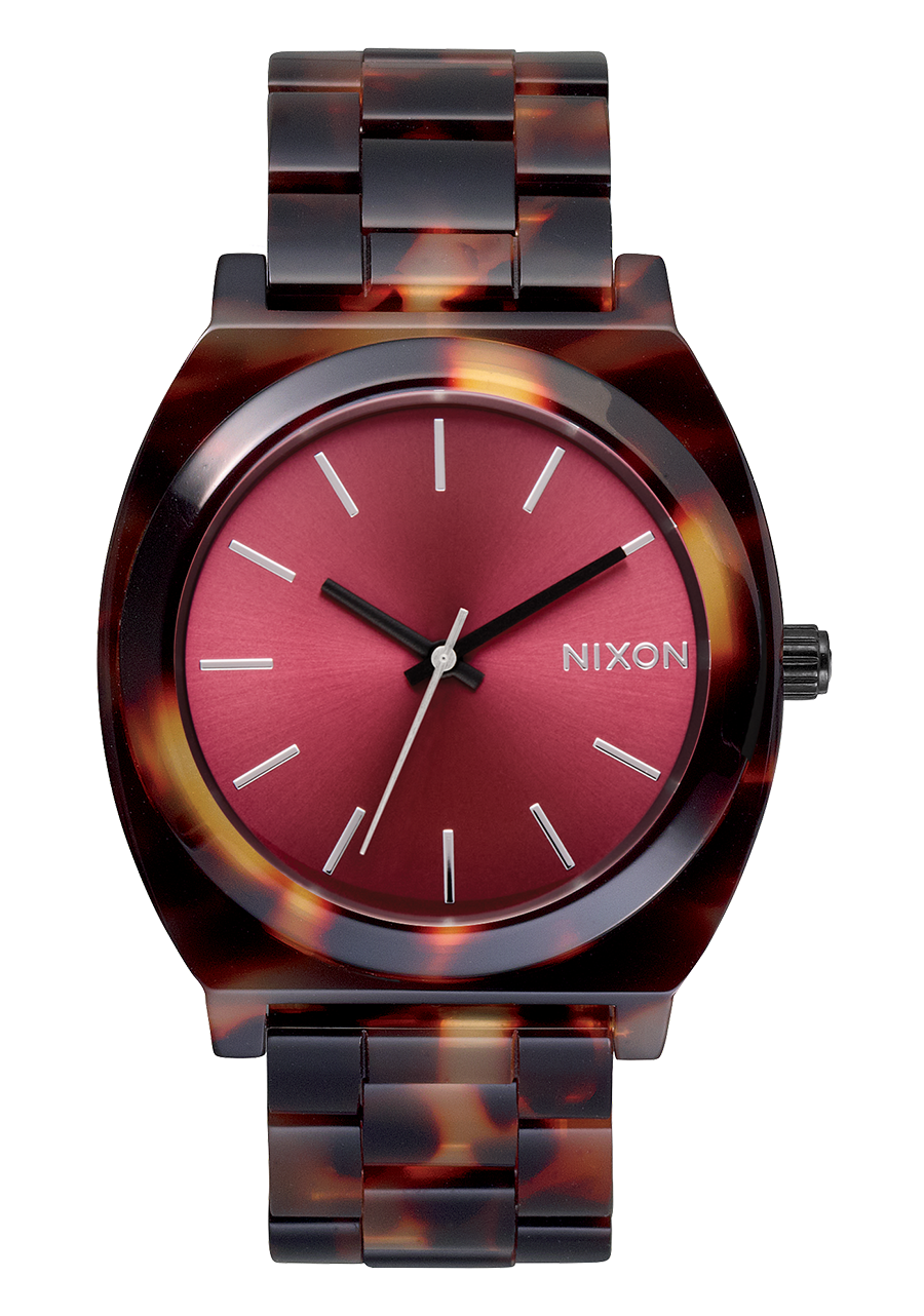 Time Teller Acetate - Tortoise / Oxblood View 1