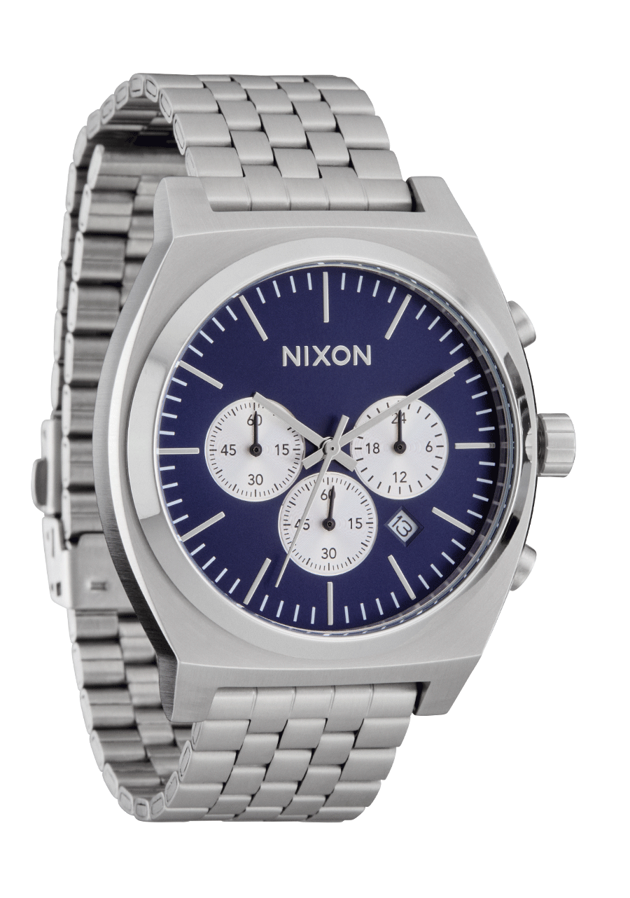 Time Teller Chrono - Silver / Midnight / Silver View 2