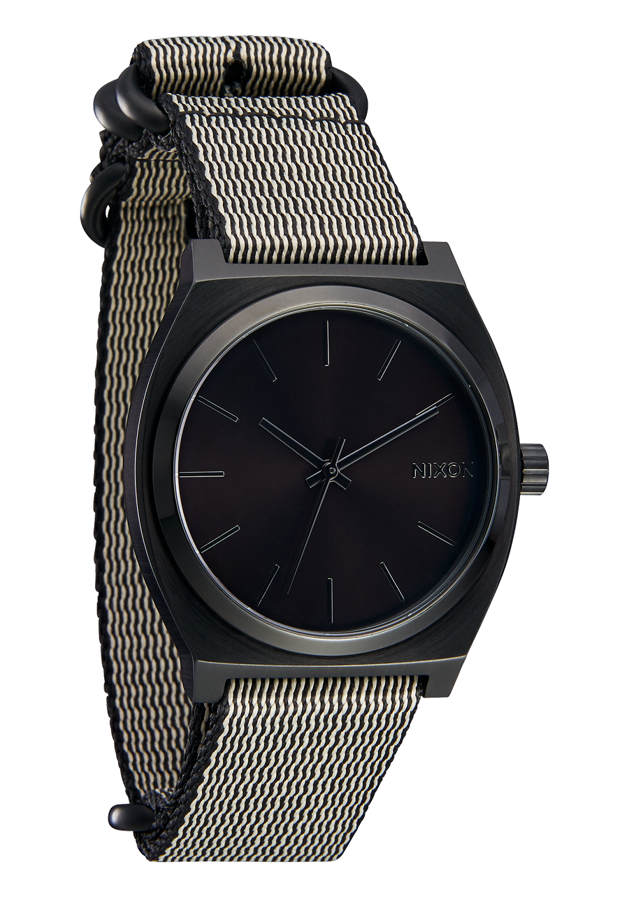 20mm Nylon #TIDE One Piece Band - Khaki / Black View 4
