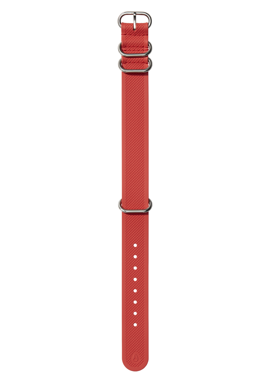 20mm FKM Rubber One Piece Band - Fire View 1