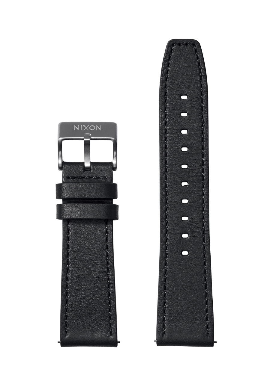 23mm Horween Leather Band - Black View 1
