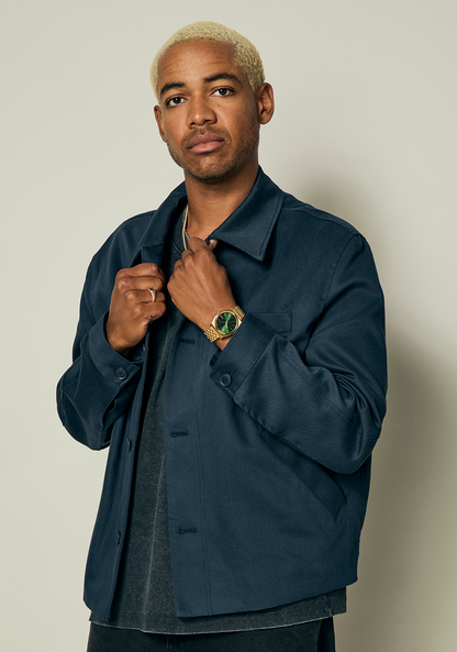 Time Teller Watch Gold Green Sunray Unisex Stainless Steel Analog Nixon AU