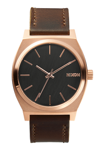 
Nixon Time Teller Analog Watch - Rose Gold / Gunmetal / Brown - View 1