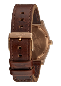 
Nixon Time Teller Analog Watch - Rose Gold / Gunmetal / Brown - View 3