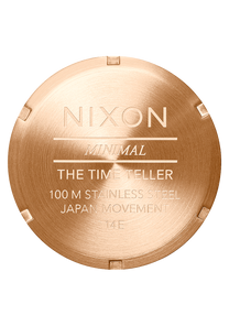 
Nixon Time Teller Analog Watch - Rose Gold / Gunmetal / Brown - View 4