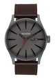 Sentry Leather - Gunmetal / Black / Dark Brown