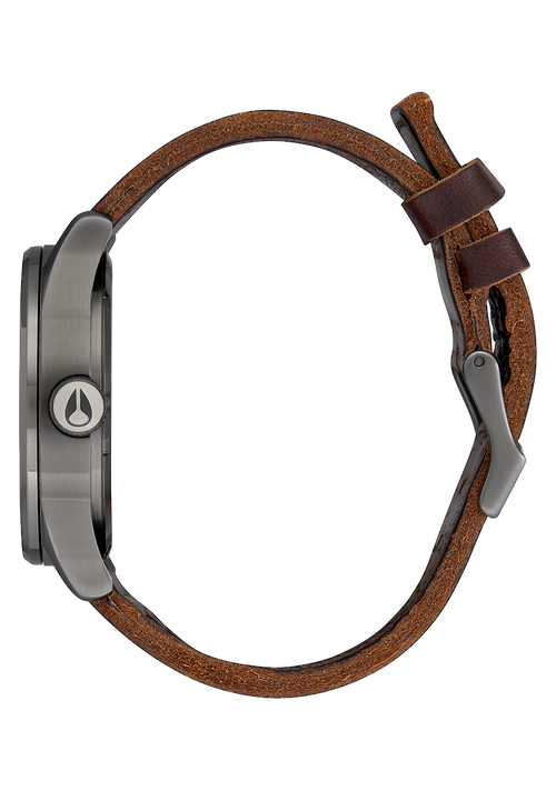 Sentry Leather - Gunmetal / Black / Dark Brown