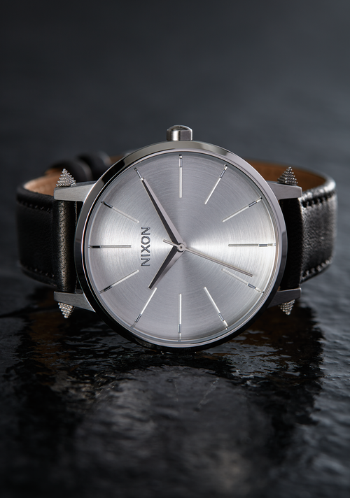 Kensington Leather - Silver / Artifact