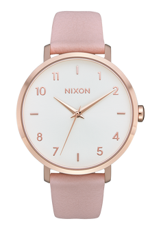 Arrow Leather - Rose Gold / Light Pink