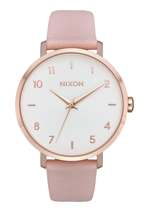 Arrow Leather - Rose Gold / Light Pink