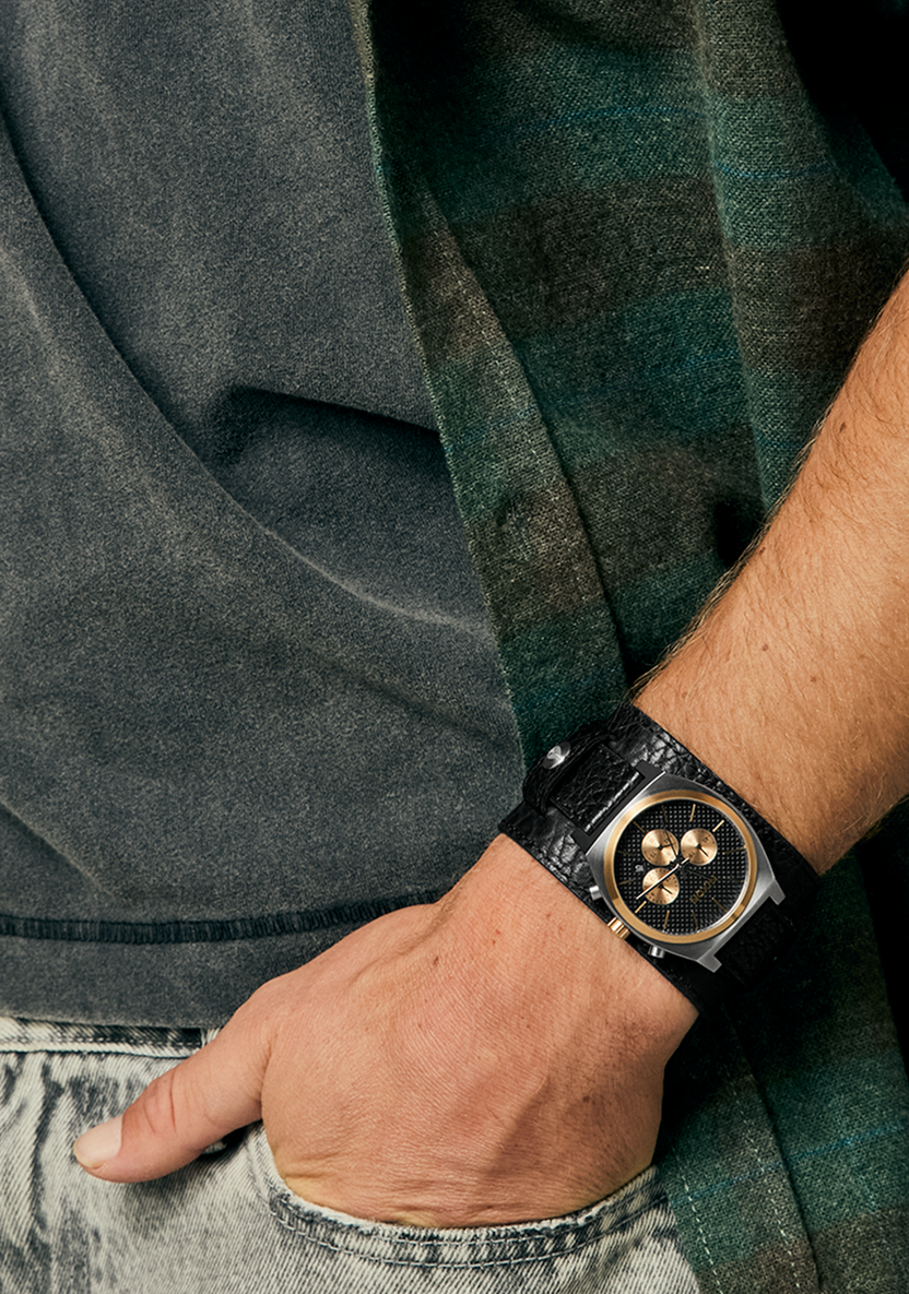 NIXON Time Teller Chrono Leather - A1164-5383-00 NIXON, WATCH NIXON Time Teller Chrono Leather - A1164-5383-00 NIXON, WATCH