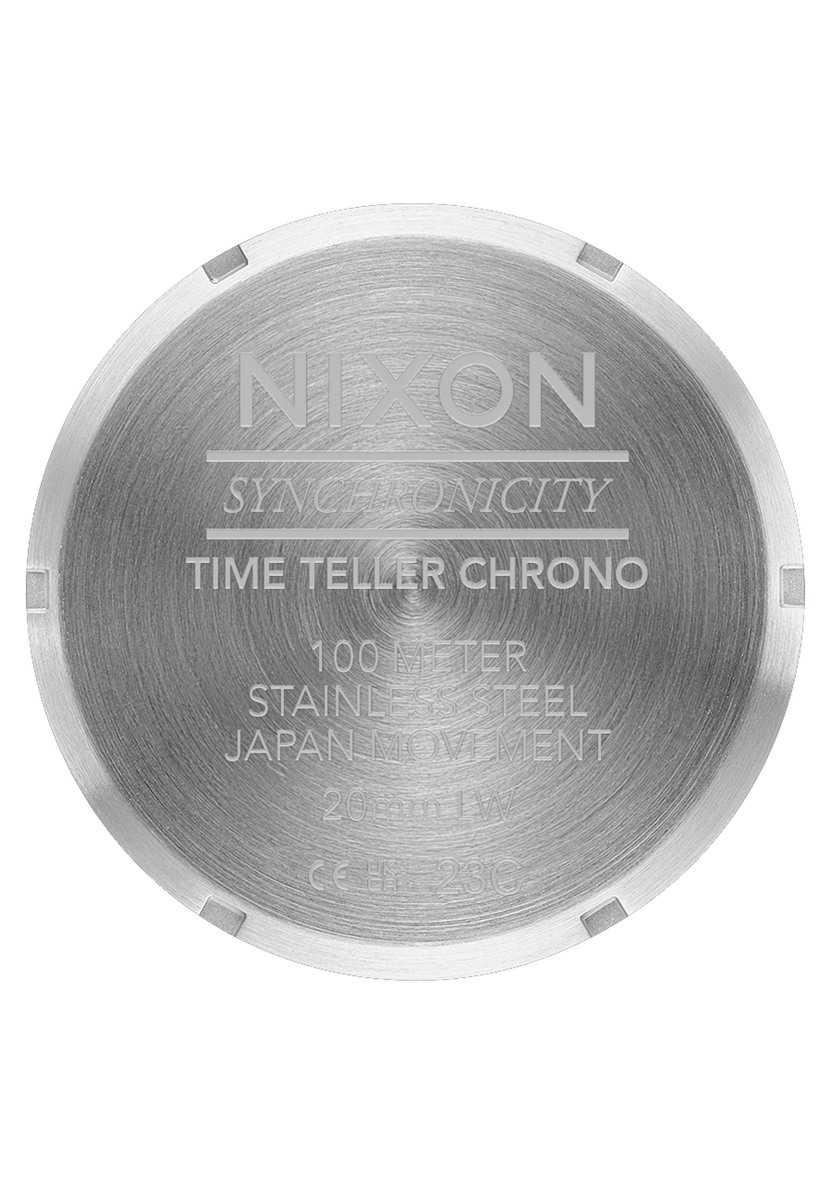 NIXON Time Teller Chrono Leather - A1164-5383-00 NIXON, WATCH NIXON Time Teller Chrono Leather - A1164-5383-00 NIXON, WATCH