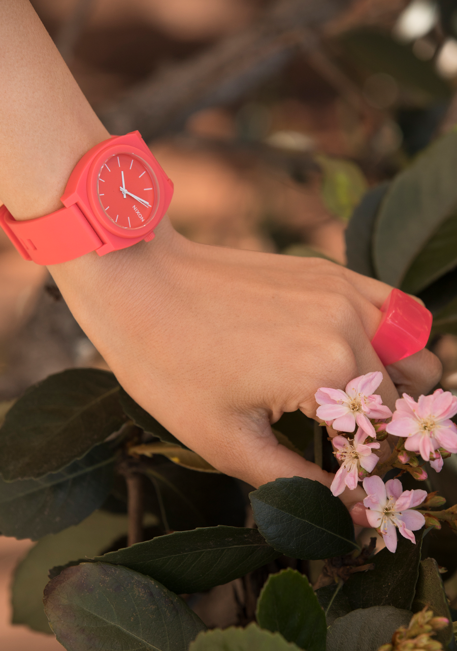 
Nixon Time Teller P Analog Watch - Matte Coral - View 6