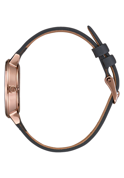 Medium Kensington Leather - Rose Gold / Gray View 2