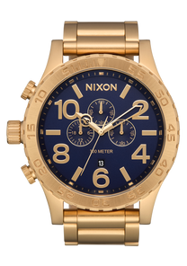 51-30 Chrono - Gold / Blue Sunray / Gold View 1