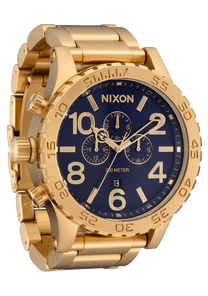 51-30 Chrono - Gold / Blue Sunray / Gold View 2