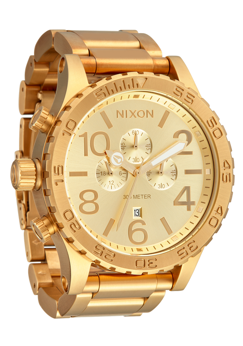 
Nixon 51-30 Chrono Analog Watch - All Gold - View 2