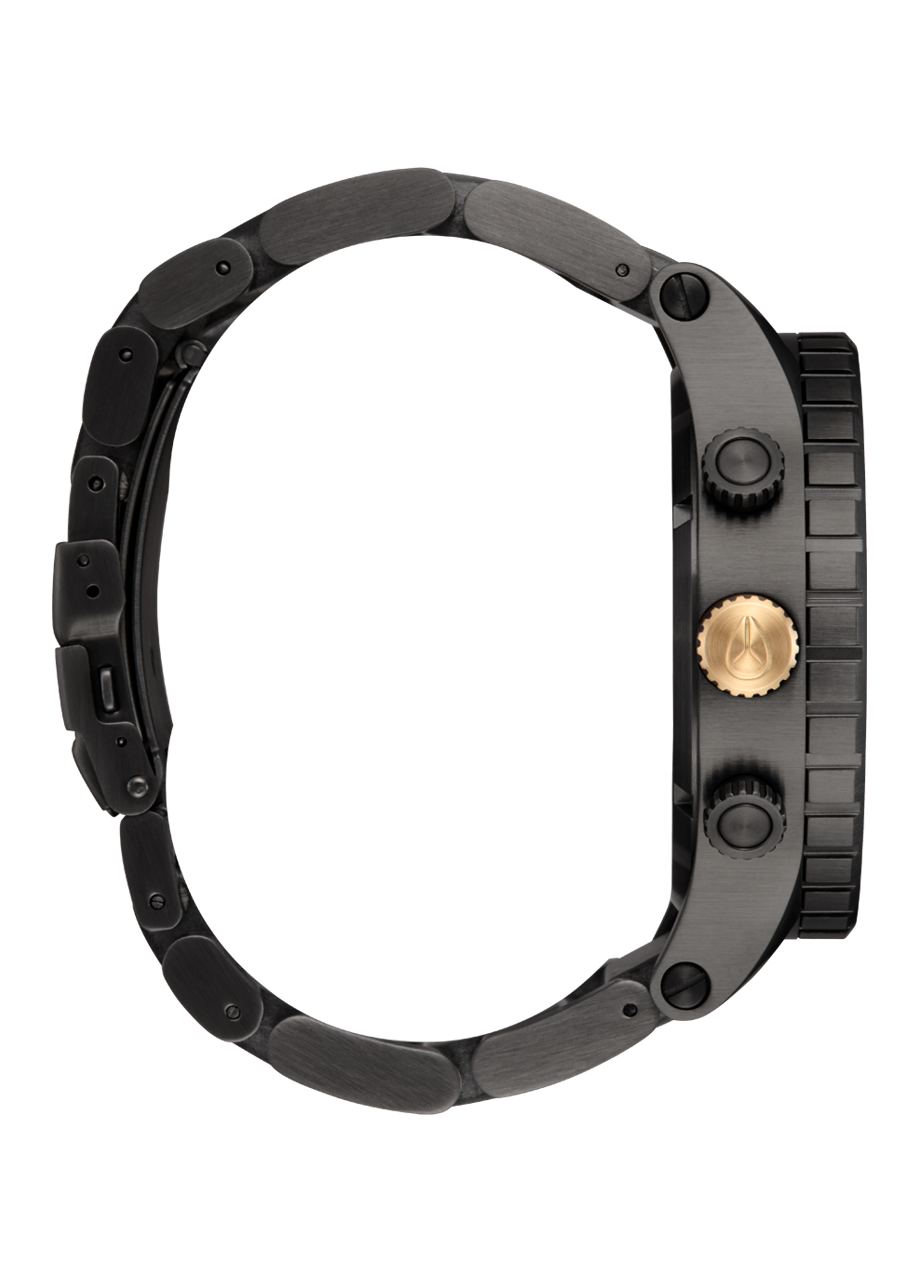 NIXON 51-30 Chrono Gunmetal / Blackberry / Gold Watch - A1389-5270-00 NIXON, WATCH NIXON 51-30 Chrono Gunmetal / Blackberry / Gold Watch - A1389-5270-00 NIXON, WATCH