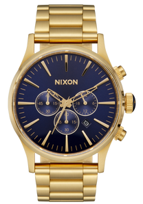 Sentry Chrono - Gold / Blue Sunray View 1