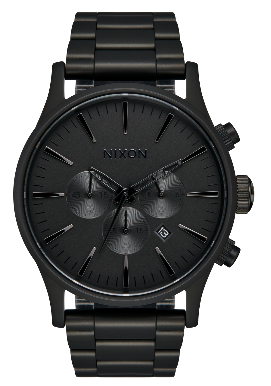 Sentry Chrono Watch | All Matte Black/Polished Black | Men's 