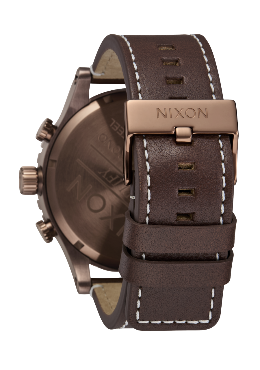 NIXON 51-30 Chrono Leather Watch - A1392-5240-00 NIXON, WATCH NIXON 51-30 Chrono Leather Watch - A1392-5240-00 NIXON, WATCH
