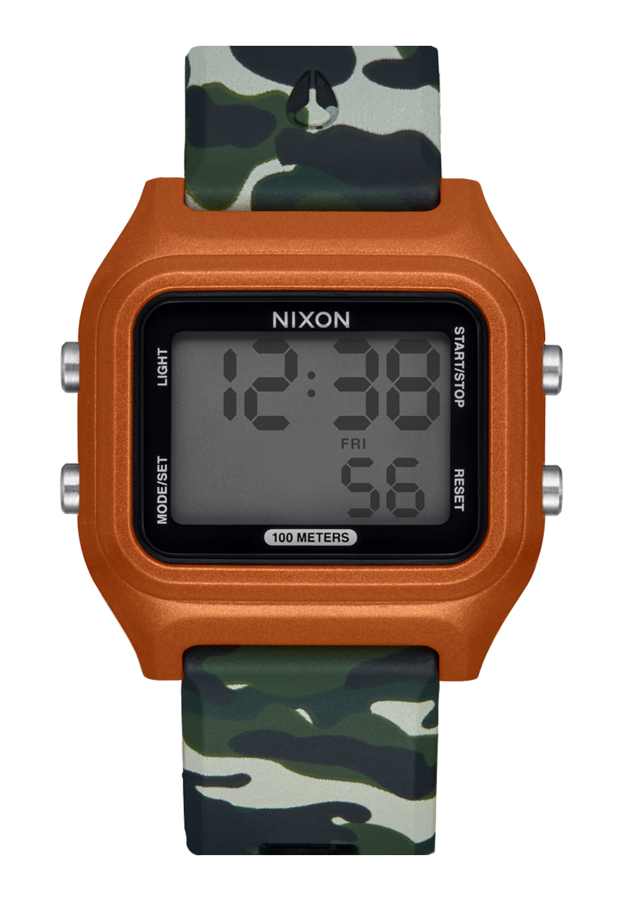 Ripper Digital Watch | Rust / Camo | Recycled Ocean Plastic – Nixon AU