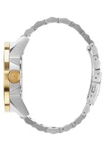 
Nixon Corporal Stainless Steel Analog Watch - Gold / Blue Sunray - View 2