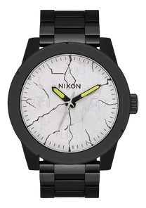 
Nixon Corporal Stainless Steel Analog Watch - Black / And Justice For All - View 1