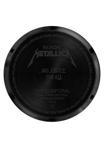 
Nixon Corporal Stainless Steel Analog Watch - Black / And Justice For All - View 4