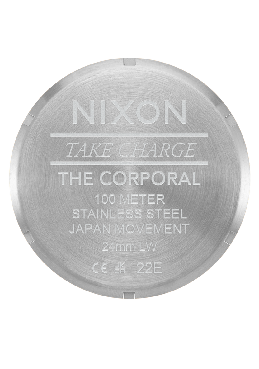 NIXON 48 mm Corporal Stainless Steel Watch - A346-5383-00 NIXON, WATCH NIXON 48 mm Corporal Stainless Steel Watch - A346-5383-00 NIXON, WATCH