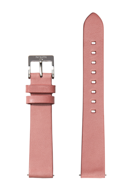 16mm Veg Tanned Leather Band - Dusty Rose