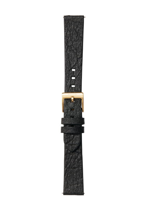 16mm Pineapple Leather Band - Black