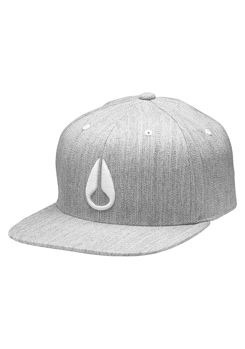 Deep Down Flexfit Athletic Fit Hat - Heather Gray / White