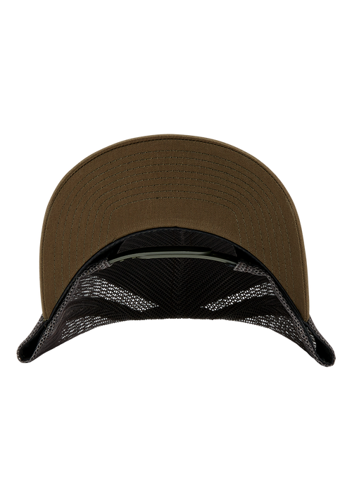 Iconed Trucker Hat - Dark Olive