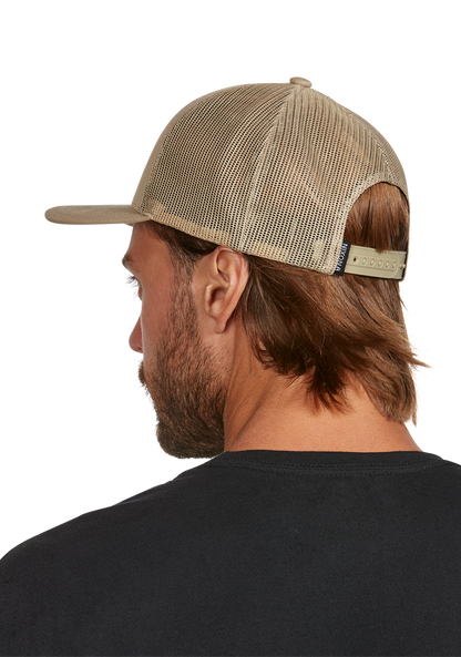 Iconed Trucker Hat - All Khaki / Black View 4