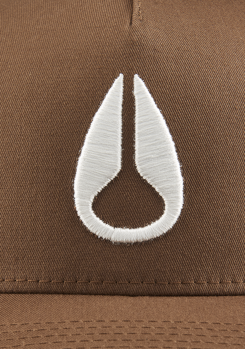 Iconed Trucker Hat - Brown / Off White