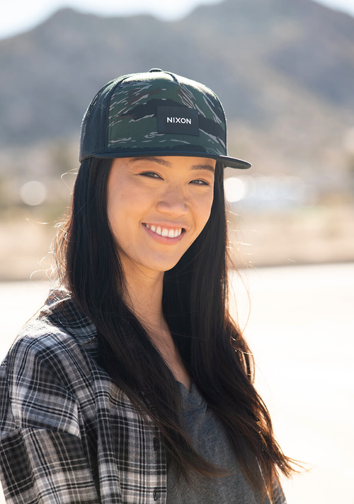 Team Trucker Hat - Tiger Camo