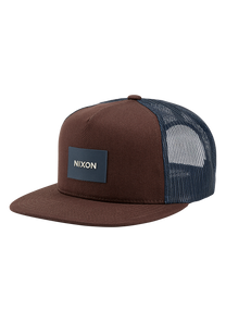 Team Trucker Hat - Navy / Brown View 1