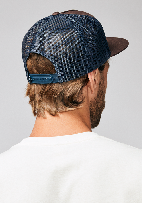 Team Trucker Hat - Navy / Brown