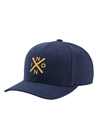 Exchange Flexfit Hat - Navy / Gold View 1