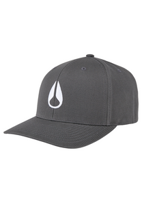 Wings Snapback Hat - Charcoal / White View 1
