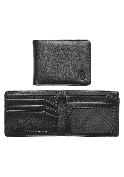 Cape Vegan Leather Wallet - Black View 1